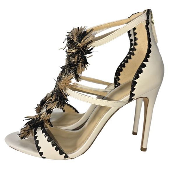 Alexandre Birman Tornado Sandals in White Leather